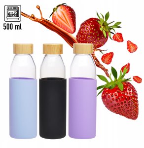 BUTELKA SZKLANA 9022 0.5 L FIOLETOWA 1