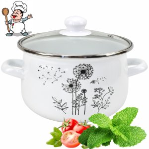 ZESTAW KOMPLET GARNKÓW EMALIOWANYCH 8CZ KO-9324  18CM, 20CM, 22CM, 24CM 5