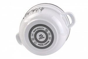 ZESTAW KOMPLET GARNKÓW EMALIOWANYCH 8CZ KO-9324  18CM, 20CM, 22CM, 24CM 10