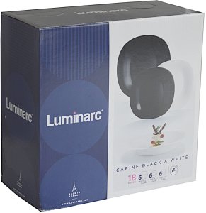 SERWIS OBIADOWY 18 CZ-B CARINE NEW LUMIN  D2380 D4394 9