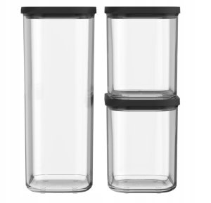 ZESTAW POJEMNIKÓW MODULA 3SZT. BLACK 10699554040 14