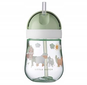 KUBEK DZIECIĘCY ZE SŁOMKĄ 300ML MIO LITTLE FARM 108014065399 2