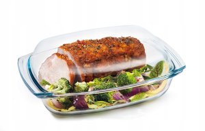 Pyrex Naczynie żaroodporne prostokątne 5L z pokrywą Termisil 3