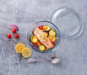 GARNEK ŻAROODPORNY OKRĄGŁY 1,8L OWIJKA 11