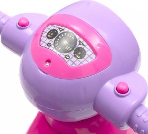 BM JEŹDZIK SCOOTER Z DŹWIĘKIEM RÓŻOWY 2