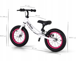 ROWEREK BIEGOWY CARIBOO ADVENTURE WHITE-PINK CA-AV-WP 4