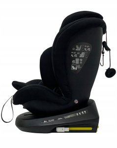 Lionelo DING FOTELIK AIDEN GR 0/1/2/3 I-SIZE 40-150CM 360 OBROTOWY BLACK 5420067903123 5