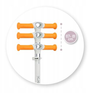 MOMI HULAJNOGA VIVIO POMARAŃCZOWO-SZARA 19