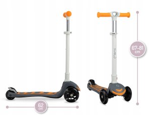 MOMI HULAJNOGA VIVIO POMARAŃCZOWO-SZARA 22