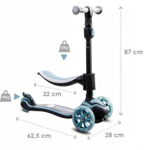 SUN BABY HULAJNOGA FLASH 3w1 LED KOŁA BRZOSKWINIA 5905525350942 13