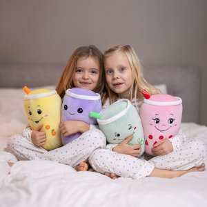 TEDDYKOMPANIET SQUEEZIE BUBBLE TEA GRUSZKA 30CM 7331626042239 2