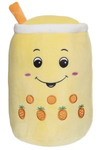 TEDDYKOMPANIET SQUEEZIE BUBBLE TEA BANAN 30CM 7331626042246 1
