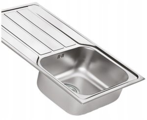 Zlew Pyramis INTL 80x60 1B1D stal g�adki 2