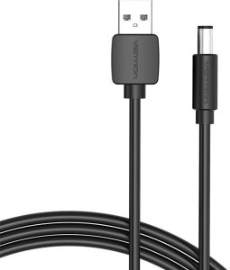 Vention USB do DC Barrel Jack 5.5mm 5V 0.5m 1