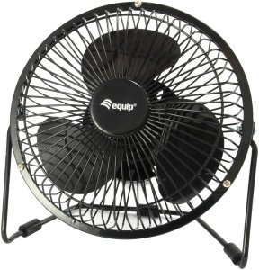 Equip Tischventilator USB 15cm Durchmesser           schwarz 1