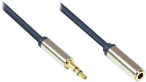 Good Connections Audioverl.  3-pol. 3.5mm-St.-Bu. 5m 1