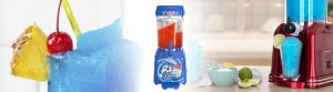 Fizz Eismaschine SlushPuppie Slusheis 1L blau mit Zapfhahn 8