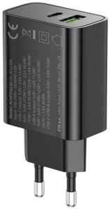 Ładowarka USB Gogen ACHPDQ230B PD 30W 15V C+A czar 2