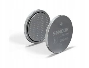 Bateria litowa, CR2016, CR2016, 3V, Sencor, blistr, 2-pack 2