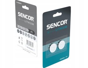 Bateria litowa, CR2016, CR2016, 3V, Sencor, blistr, 2-pack 6