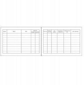 Neutralle Książka jazd ET310 A6 3x52szt. 3 szt cena za 1 szt Balonek 7