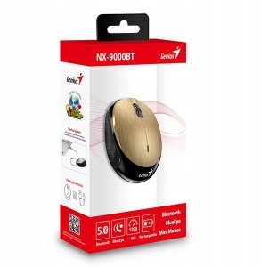 Mysz Genius Mysz przewodowa, Genius NX-9000BT, z�ota, optyczna, 1200DPI, EOL 3