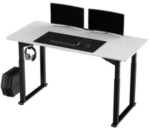 Biurko, elektycznie regulowany, 160x75 cm, 74-116 cm, UPLIFT, z podk�adk� pod mysz XXL, ULTRADESK 1