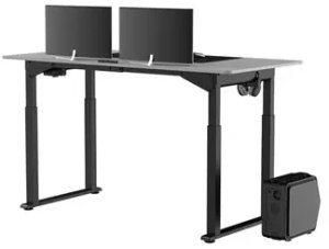 Biurko, elektycznie regulowany, 160x75 cm, 74-116 cm, UPLIFT, z podk�adk� pod mysz XXL, ULTRADESK 4