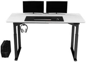 Biurko, elektycznie regulowany, 160x75 cm, 74-116 cm, UPLIFT, z podk�adk� pod mysz XXL, ULTRADESK 5