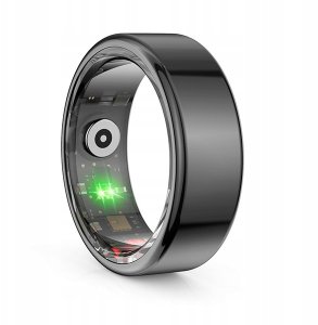Smart RING czarny, t�tno, saturacja, monitor snu, aktywno��, roz 9, Powerton 1