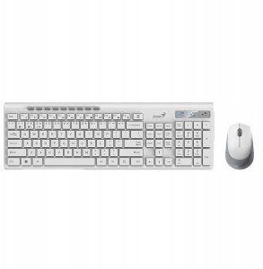 Genius SlimStar 8230, zestaw klawiatura z mysz� optyczn� bezprzewodow�, 1x AA, 1x AA, CZ/SK, klasyczna, Dual-Mode rodzaj bezprzewo 1