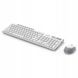 Genius SlimStar 8230, zestaw klawiatura z mysz� optyczn� bezprzewodow�, 1x AA, 1x AA, CZ/SK, klasyczna, Dual-Mode rodzaj bezprzewo 2