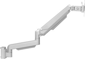 InLine® Slatwall Lifter Monitorhalterung, silber 2