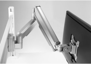 InLine® Slatwall Lifter Monitorhalterung, silber 6