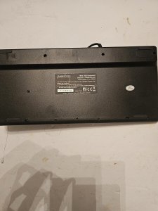 Klawiatura Perixx PERIBOARD-409 H, US, Mini USB-klawiatura, 2 Hubs, czarny (US-Layout) 2