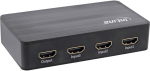 System przekazu sygnału AV InLine ® HDMI Switch 3-krotny 4K2K@60Hz HDCP 2.2 2