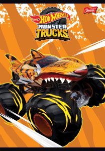 Zeszyt A5 16k linia podwójna dwukolorowa laminowany Hot Wheels p15, mix cena za 1 szt 6