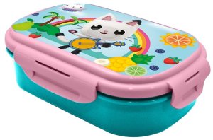 Kids Euroswan Pudełko śniadaniowe + sztućce 21x14x6cm Koci Domek Gabi. Gabby's Dollhouse GD00008 6