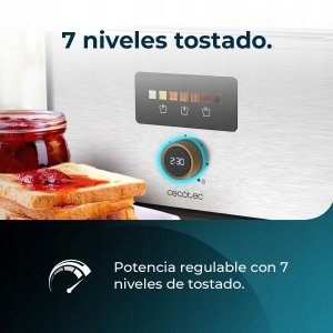 CECOTEC Touch&Toast Extra Double 7