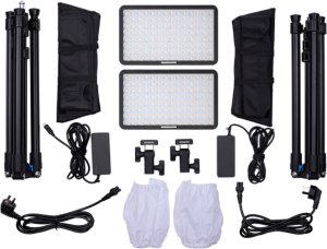 Amaran pano 60c 2-Light-Kit charcoal 1