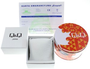 Zegarek Damski Q&Q C35A-007PY ( 30 mm) 8