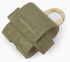 Słuchawki - Ideal of Sweden Etui na słuchawki Flo AirPods Bag Gen 3 Sage Croco 4