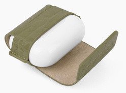 Słuchawki - Ideal of Sweden Etui na słuchawki Flo AirPods Bag Gen 3 Sage Croco 5