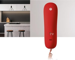 Telefon stacjonarny Motorola CT50 Czerwony 4