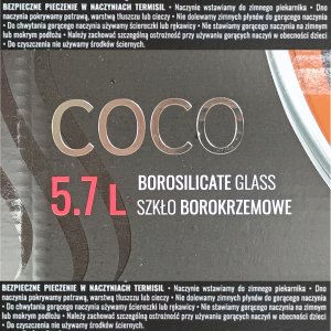 Ambition NACZYNIE ŻAROODPORNE PROSTOKĄTNE 5,7L 9