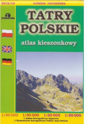 Atlas kieszonkowy - Tatry Polskie 1:30 000 1