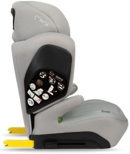 MOMI MEI FOTELIK SAMOCHODOWY 100-150 CM SZARY 9