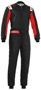Kombinezon Wyścigowy Sparco ROOKIE Czarny/Czerwony Dziecko 130 cm 1