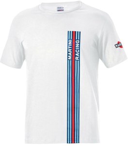 Koszulka z krótkim rękawem Sparco BIG STRIPES Biały (Rozmiar M) 1