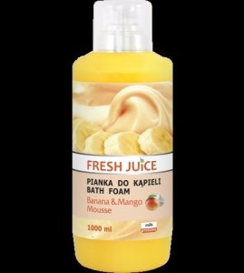 FRESH JUICE Pianka do kąpieli - Banan i Mango 1000 ml 1